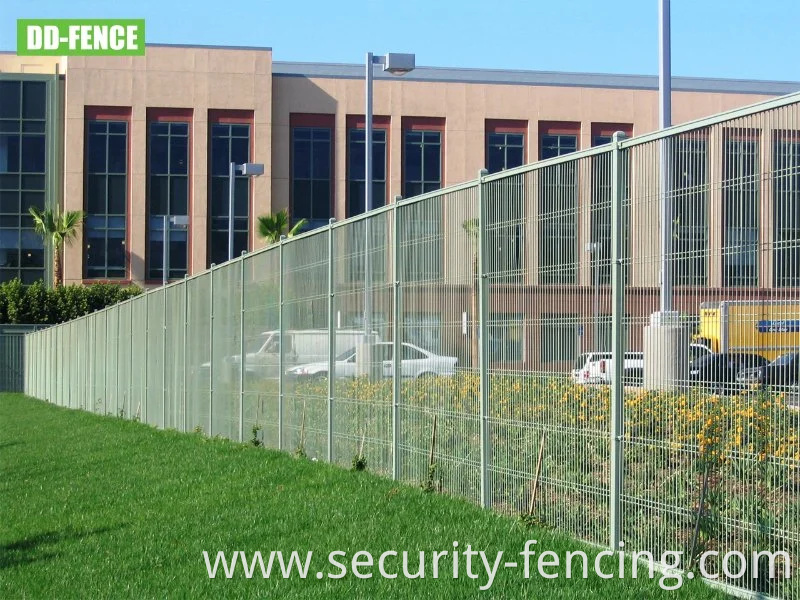 High Quality Galvanized Metal PVC Coated 3D V Bending Welded Curvy Wire Mesh Panel Fence for Garden Farm